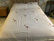 Embroidered double duvet for sale  BOGNOR REGIS