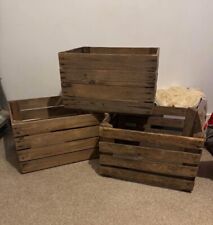 Wooden vintage crate for sale  KEIGHLEY