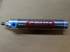 Cilindro neumático de doble acción de acero inoxidable CRUM 3" carrera 1" diámetro hecho en EE. UU. segunda mano  Embacar hacia Mexico