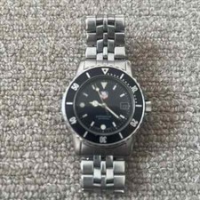 Relógio TAG Heuer Professional 200M mergulhador 36mm mostrador preto data de aço comprar usado  Enviando para Brazil