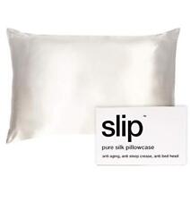 Fronha Slip Silk King, Branca (20" x 36") - 100% Pura 22 Momme Mulberry Silk, usado comprar usado  Enviando para Brazil