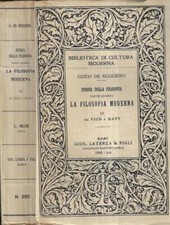 Filosofia moderna vico usato  Italia