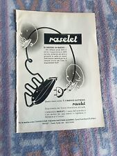 Pubblicità 1939 rasoio usato  Arezzo