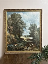 Framed print cornfield for sale  WIMBORNE