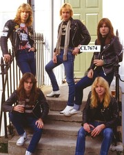 Iron Maiden: Clive Burr, Bruce Dickinson, Dave Murray, Steve Harris Adrian Smith, usado comprar usado  Enviando para Brazil
