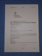British army yamaha for sale  IPSWICH