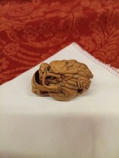Signed dragon netsuke for sale  KENDAL