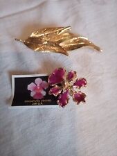 Two vintage brooches for sale  GIRVAN