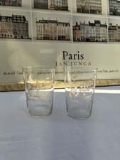 Verres décors chardons d'occasion  Draveil