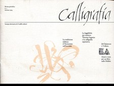 Calligrafia rivista periodica usato  Italia