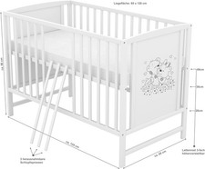 Babybett kinderbett 60x120 gebraucht kaufen Babybett kinderbett 60x120 gebraucht kaufen  Homburg