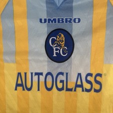 Camisa de futebol masculina grande rara original Chelsea 1997/1998 Away, usado comprar usado  Enviando para Brazil