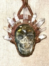 Crystal skull pendant for sale  Grand Rapids