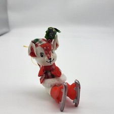 Vintage flocked deer for sale  Williams