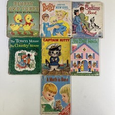 Vintage Childrens Mini Seven (7) Book Lot! Heavy Wear! comprar usado  Enviando para Brazil