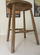 Oak stool vintage for sale Oak stool vintage for sale  LYMINGTON