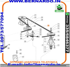 G135061504e0lcr cinghia piatto usato  Francavilla in Sinni