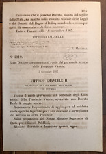 Province venete 1867 usato  Italia