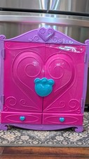 Armário Build A Bear BAB extravagante guarda-roupa rosa e roxo com 2 gavetas comprar usado  Enviando para Brazil