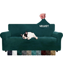 Seater velvet sofa for sale  CARDIFF