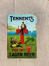 Insegna metallo tennent usato  Settingiano