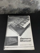 Manual nord lead gebraucht kaufen  Rathenow-Umland