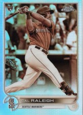 2022 Topps Chrome Cal Raleigh Card #149 Rookie Card (versão sépia) quase perfeito/perfeito comprar usado  Enviando para Brazil