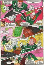 CORPO DE LANTERNA VERDE #207 ARTE DE PRODUÇÃO COLORIDA ASSINADA POR ANTHONY TOLLIN pg 19 certificado de autenticidade comprar usado  Enviando para Brazil