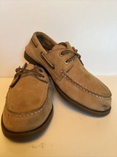 Sapatos femininos Sperry Top Sider camurça marrom com cadarço barco tamanho 5 M comprar usado  Enviando para Brazil