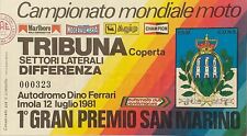 Biglietto tribuna n.323 usato  Cattolica