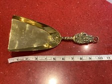Brass fireside shovel for sale  LEICESTER