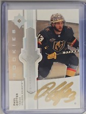 2021-22 UPPER DECK ULTIMATE COLLECTION PAUL COTTER TINTA DOURADA NOVATOS AUTOGRAFADO MG5, usado comprar usado  Enviando para Brazil