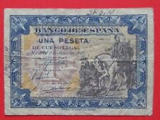 ESPAÑA (1940 RARO) BILLETE DE UNA PESETA HERMOSO RARO ALTO COLECCIONABLE, usado segunda mano  Embacar hacia Argentina