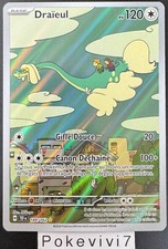 Carte Pokemon DRAÏEUL 184/162 Holo Secrète EV5 Ecarlate et Violet TEF FR NEUF comprar usado  Enviando para Brazil