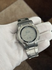 Raro Vintage Casio Twincept Wave Ceptor WVA-200 Ana-Digi Data Bank Relógio Masculino comprar usado  Enviando para Brazil