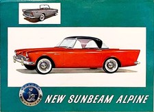 Sunbeam alpine series for sale  WATERLOOVILLE