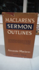 Maclaren's sermon outlines, Alexander Maclaren, 1954 1st. edition, HB, DJ comprar usado  Enviando para Brazil