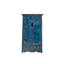 Distressed bright blue for sale  San Mateo