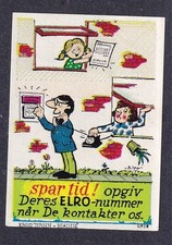 Denmark poster stamp d'occasion  Expédié en Belgium