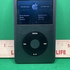 Apple iPod 6ª Geração Classic 120GB - Preto (9MB565LL/A) (A002), usado comprar usado  Enviando para Brazil