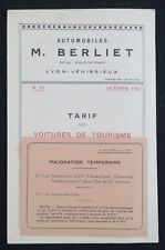 Brochure automobile berliet d'occasion  Nantes-