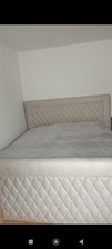 Boxspringbett echte leder gebraucht kaufen  Neufahrn b.Freising