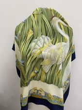 Cachecol de seda multicolorido S48#salvatore Ferragamo 34 polegadas feito na Itália comprar usado  Enviando para Brazil