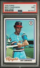 Jabón Zest 1978 Spanish Topps #2 Bert Campaneris - PSA 9 segunda mano  Embacar hacia Argentina