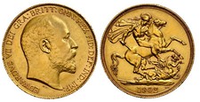Gold pounds 1902 for sale  WESTON-SUPER-MARE
