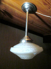 Plafonnier suspension verre d'occasion  Melun