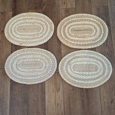 Woven oval placemats for sale  Lawton