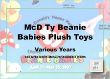 Mcdonald teenie beanie for sale  Lewisburg