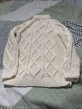 Hand knitted aran for sale  BEVERLEY