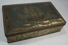 Vintage galleon tin for sale  LONDON